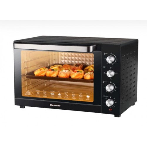 Horno Eléctrico Consumer 338 80L 2400W Negro