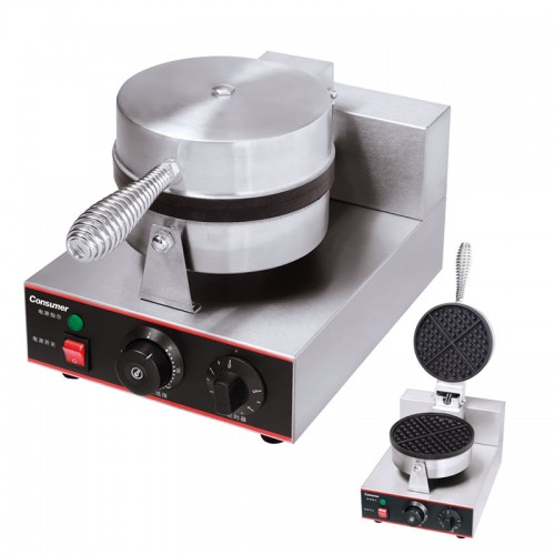 Wafflera Industrial Consumer 1200W Inox.