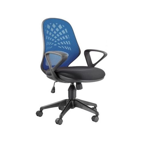 Silla de Oficina Consumer Respaldo Bajo Tela Azul