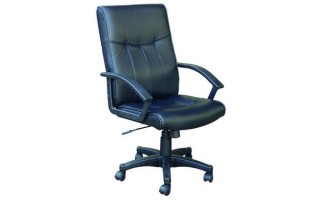 Silla de Oficina Consumer Respaldo Bajo Ecocuero Negro Silla de Oficina Consumer Respaldo Bajo Ecocuero Negro