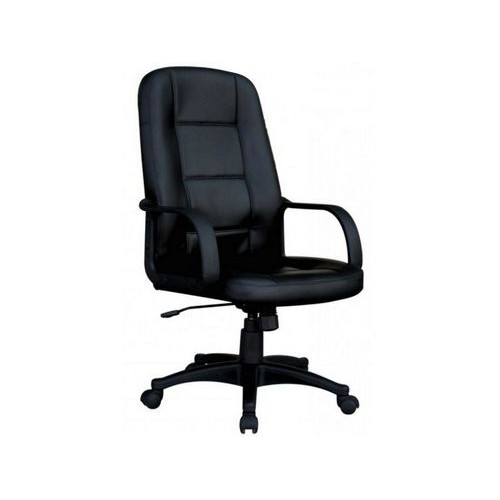 Silla de Oficina Consumer Respaldo Alto Ecocuero Negro