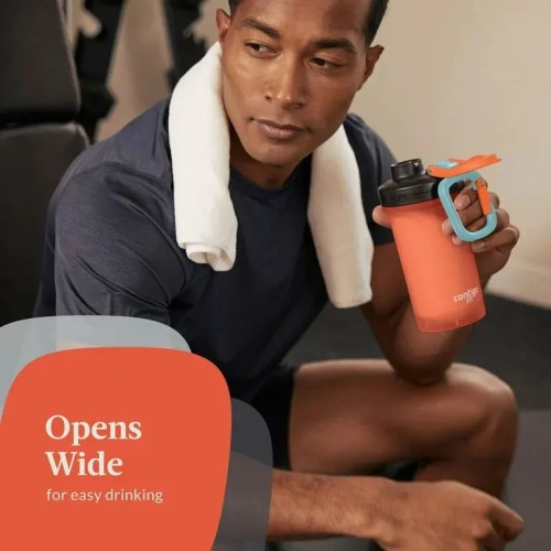 Vaso Contigo Shake & Go Fit 2.0 591ml Naranja