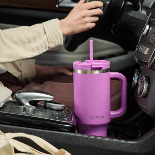 Vaso Térmico con Pajita Contigo Streeterville 1,18L Rosado