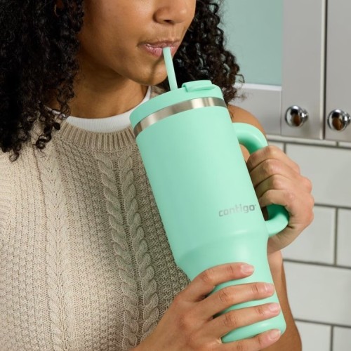Vaso Térmico con Pajita Contigo Streeterville 1,18L Verde Vaso Térmico con Pajita Contigo Streeterville 1,18L Verde
