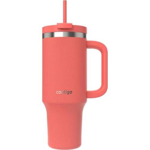 Vaso Térmico con Pajita Contigo Streeterville 1,18L Coral Vaso Térmico con Pajita Contigo Streeterville 1,18L Coral