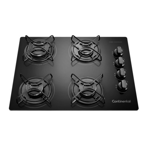 Placa de Cocina a Gas Continental KC4GP 4 Hornallas 55cm