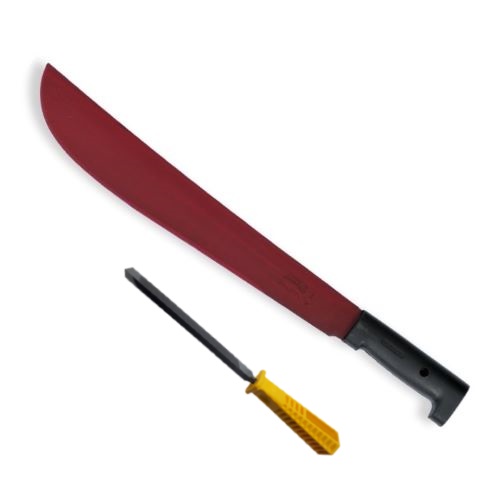 Machete Corneta MACOA14L Hoja Roja 14'' con Lima