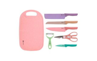 Juego de Cuchillos Croix 630331 7pzs con Tabla Juego de Cuchillos Croix 630331 7pzs con Tabla