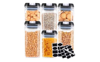 Envases para Alimentos Croix 630551 6pzs Negro Envases para Alimentos Croix 630551 6pzs Negro