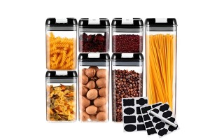 Envases para Alimentos Croix 630552 7pzs Negro Envases para Alimentos Croix 630552 7pzs Negro