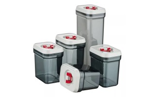 Envases para Alimentos Croix 630571 Hermético 5pzs Envases para Alimentos Croix 630571 Hermético 5pzs