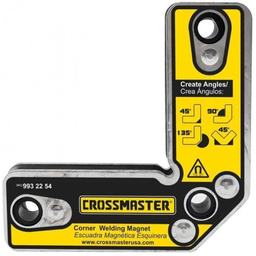 Escuadra Magnética Crossmaster Externa 4 Ángulos 11kg