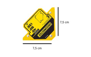 Escuadra Magnética Crossmaster 11kg
