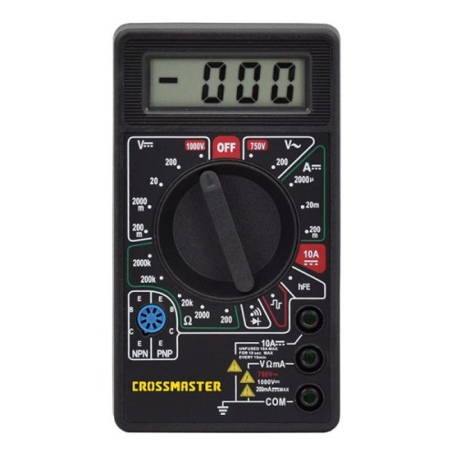 Multimetro Digital Crossmaster MD-63 9936583 10A 1000V