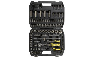 Llaves Tubo Hex. y Puntas Crossmaster enc.1/4" 1/2" 107pzs Llaves Tubo Hex. y Puntas Crossmaster enc.1/4" 1/2" 107pzs