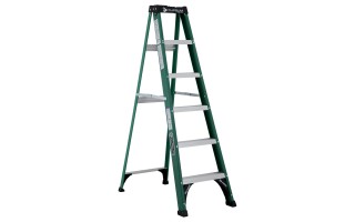 Escalera Tijera Cuprum 3217 Fibra de Vidrio 5pel 1,8m Escalera Tijera Cuprum 3217 Fibra de Vidrio 5pel 1,8m