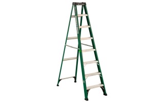 Escalera Tijera Cuprum 3217 Fibra de Vidrio 7pel 2,4m Escalera Tijera Cuprum 3217 Fibra de Vidrio 7pel 2,4m