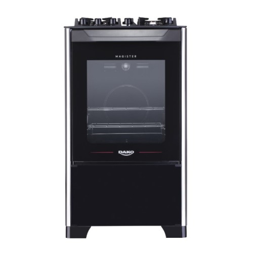 Cocina a Gas Dako Magister 4 Hornallas Negro