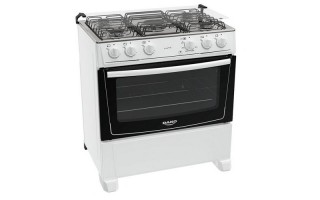 Cocina a Gas Dako Luna 5 Hornallas Blanco Cocina a Gas Dako Luna 5 Hornallas Blanco