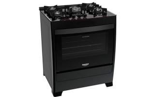 Cocina a Gas Dako Supreme Glass 5 Hornallas Negro