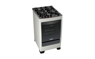 Cocina a Gas Dako Supreme Glass 4 Hornallas Gris Cocina a Gas Dako Supreme Glass 4 Hornallas Gris