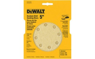 Lija Dewalt DW4303 Circular con Velcro 5" Grano 120 5u