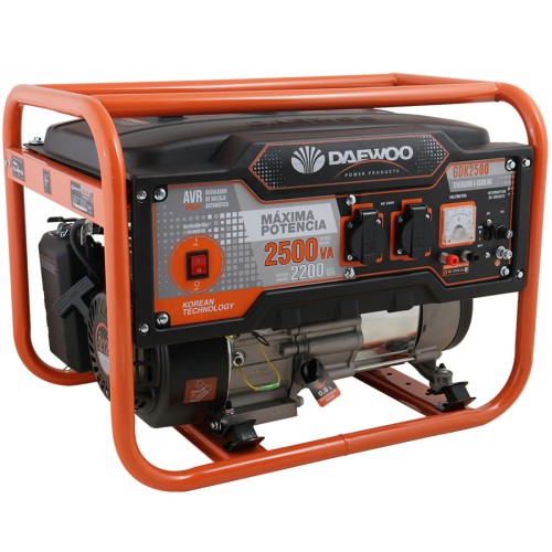Generador de Corriente Daewoo 220V 2,5kVA Naftero Monofásico
