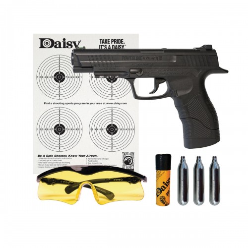 Pistola de CO2 Daisy Power Line 415 4,5mm + Accesorios