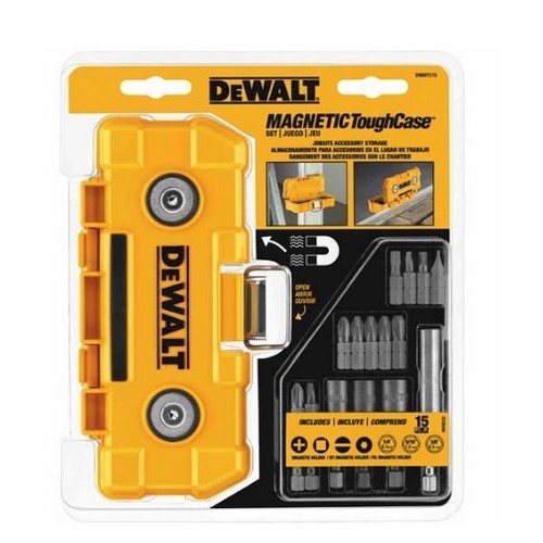 Caja Magnética Dewalt DWMTC15 con 15 puntas