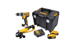 Taladro Percutor + Amoladora a Batería Dewalt DCK 20V Taladro Percutor + Amoladora a Batería Dewalt DCK 20V
