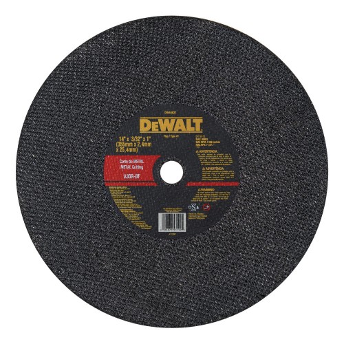 Disco de Corte Metal Dewalt DW44621 355mm x 2,5mm