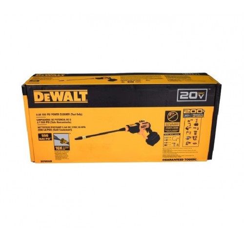 Hidrolavadora a Batería Dewalt DCPW550B 227L/h 38bar