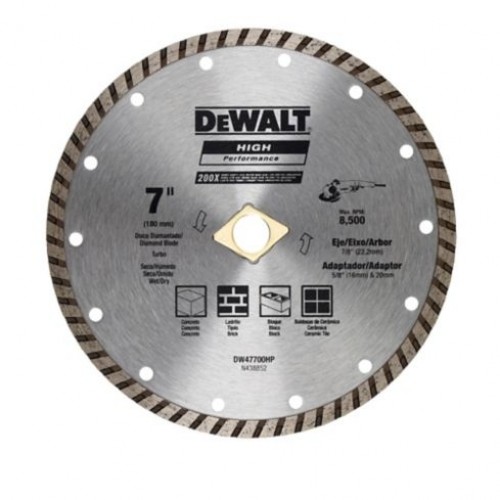 Disco de Corte Dewalt DW47700HP Diamante Turbo 180mm