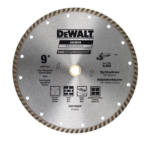 Disco de Corte Dewalt DW47900HP Diamante Turbo 230mm