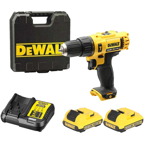 Taladro Percutor a Batería Dewalt DCD716D2 10mm 12V