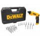 Atornillador a Bateria Dewalt DCF008 8V + 45 accesorios