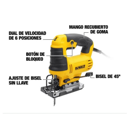 Sierra Caladora Dewalt DWE300 650W