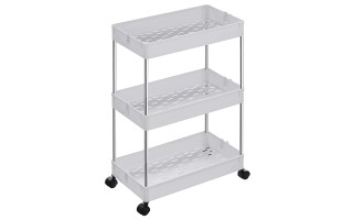 Estante Decoteam 630278 Plástico 3 Repisas Blanco