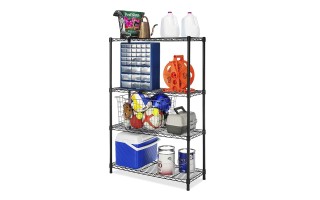 Estante Decoteam 630301 Metálico 4 Repisas Negro Estante Decoteam 630301 Metálico 4 Repisas Negro