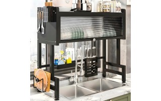 Escurridor de Platos y Cubiertos Decoteam DCE-027 Negro Escurridor de Platos y Cubiertos Decoteam DCE-027 Negro