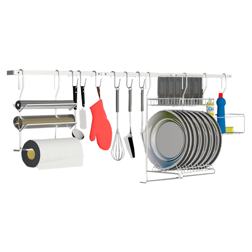 Organizador de Cocina DiCarlo Elegance Kit 04 Blanco