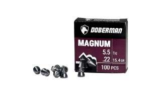 Balines para Aire Comprimido Doberman Magnum 5,5mm 100u Balines para Aire Comprimido Doberman Magnum 5,5mm 100u