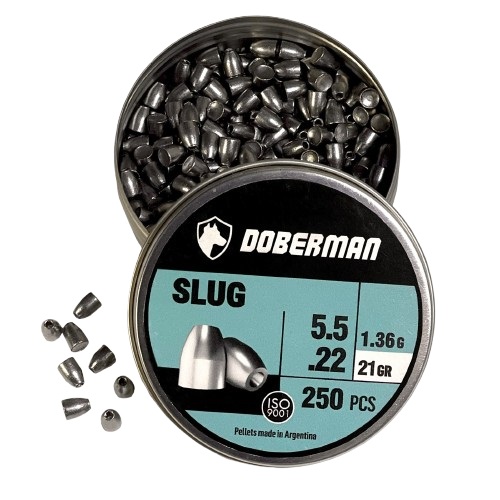 Balines para Aire Comprimido Doberman Slug 5,5mm 250u