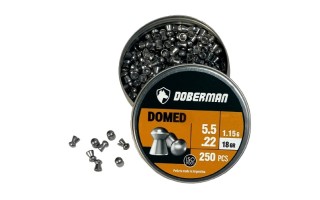 Balines para Aire Comprimido Doberman Domed 5,5mm 250u Balines para Aire Comprimido Doberman Domed 5,5mm 250u