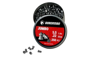 Balines para Aire Comprimido Doberman Jumbo 5,5mm 250u Balines para Aire Comprimido Doberman Jumbo 5,5mm 250u