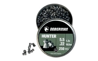 Balines para Aire Comprimido Doberman Hunter 5,5mm 250u Balines para Aire Comprimido Doberman Hunter 5,5mm 250u
