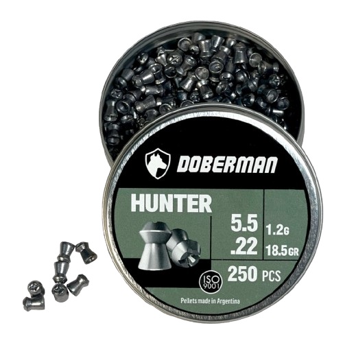 Balines para Aire Comprimido Doberman Hunter 5,5mm 250u