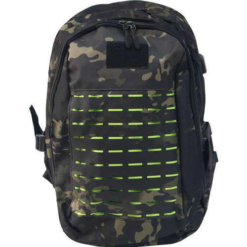 Mochila Doberman Navy LP970BLCP 30L Camo Negro