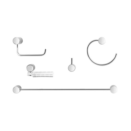 Accesorios para Baño Docol Single 183106 5pzs Cromado