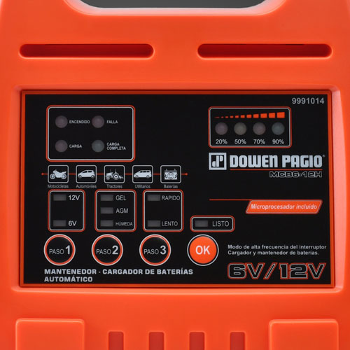 Cargador de Batería Dowen Pagio 9991014 8A